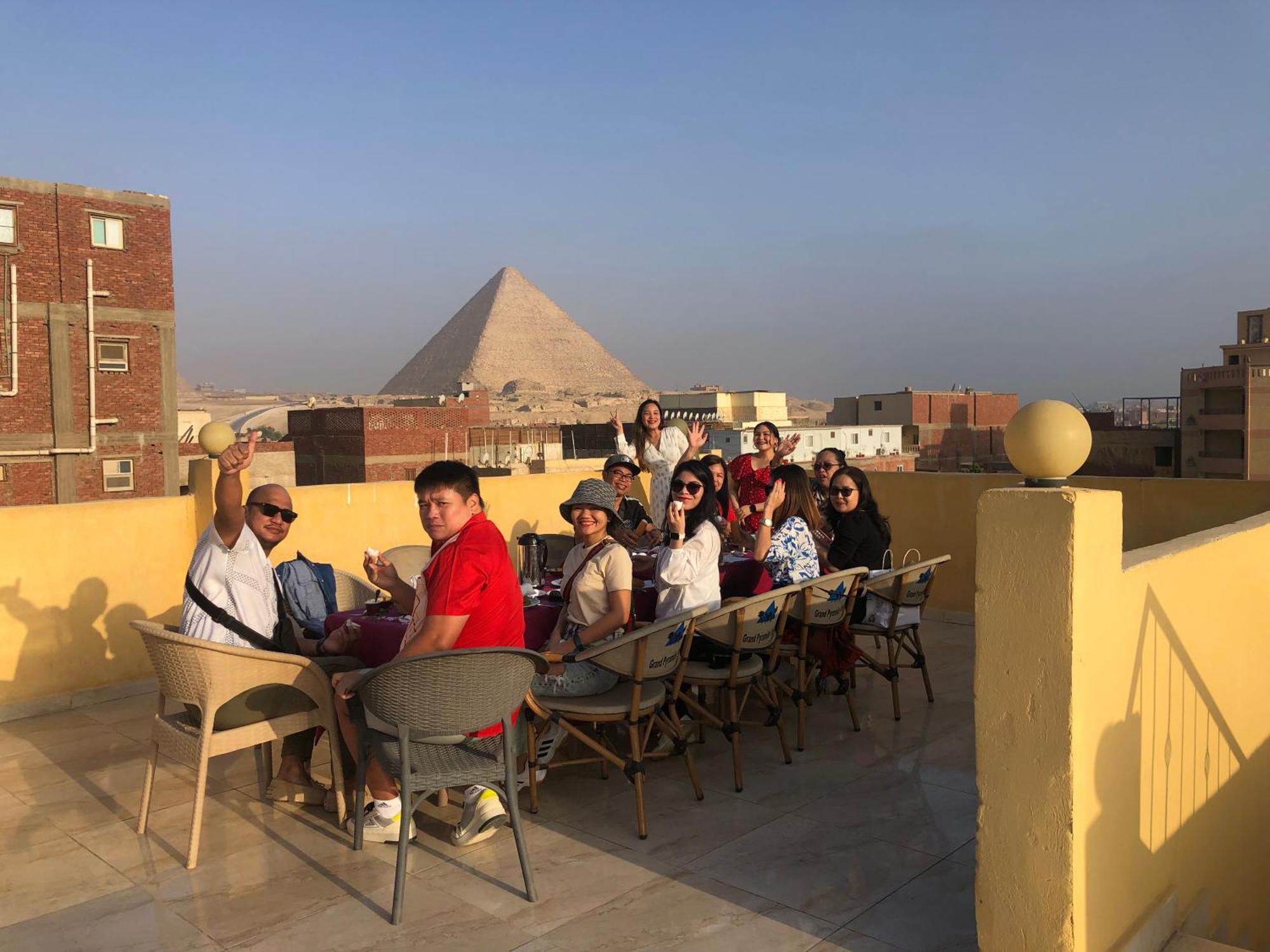 Grand Pyramid View Hotel Kafrat al Jabal Exterior foto